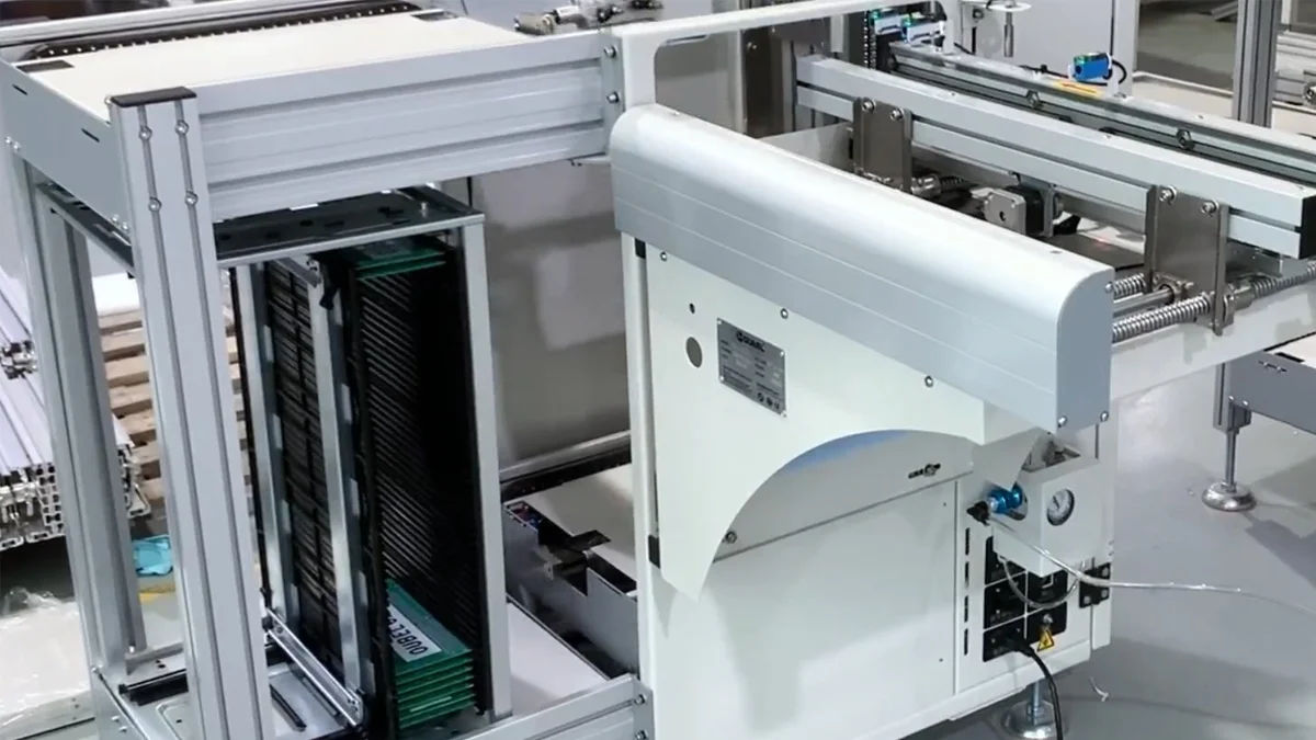L-Type PCB Unloader Magazine Handling System Automatic L-Type PCB Unloader