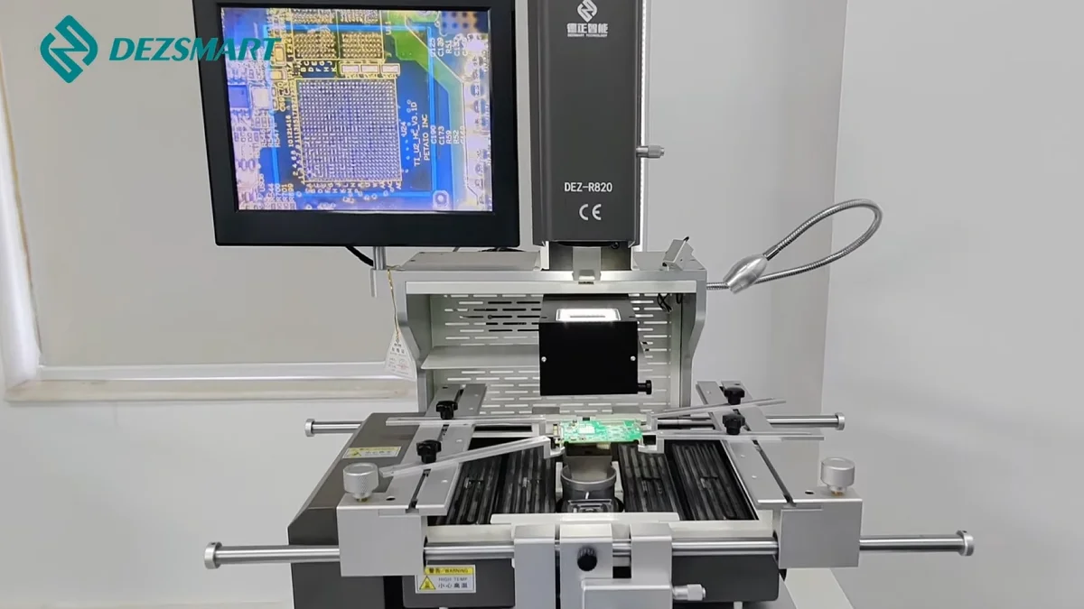 Adjustable PCB Fixture for BGA Rework BGA Rework Station Optical alignment system