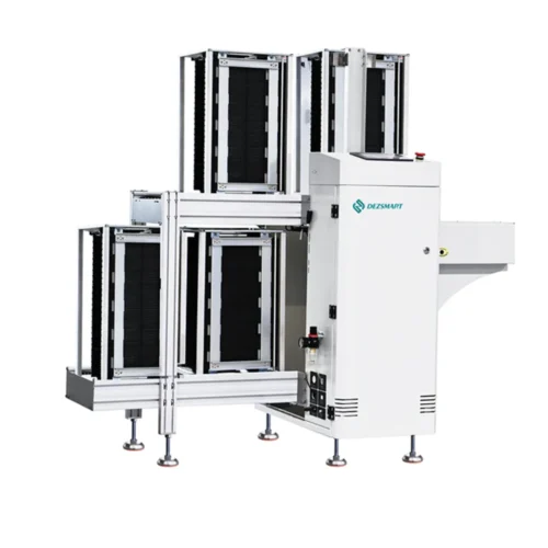 Dual Lane PCB Unloader for SMT Lines Dual Lane PCB Unloader for SMT Lines