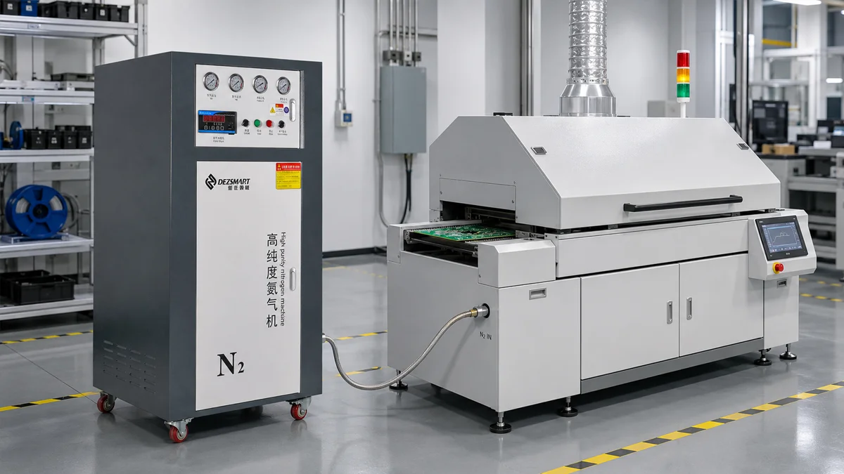 Nitrogen Generator for Compact SMT Reflow Oven Nitrogen Generator for Compact SMT Reflow Oven
