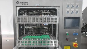 PCBA Cleaning Machine for Batch Defluxing a double layer push pull feed rack
