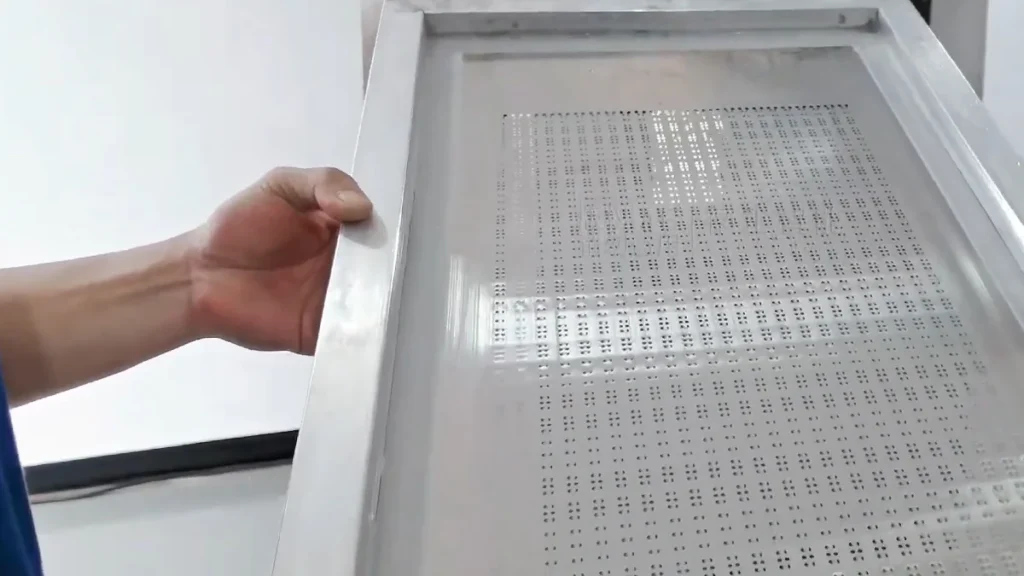 Máquina de Limpeza de Estêncil Pneumática Amostra de Limpeza