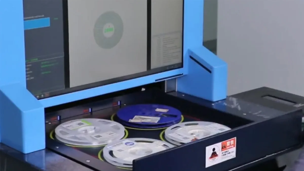 Four-Reel X-Ray Component Counting Replace-Slow-Manual-Reel-Counting
