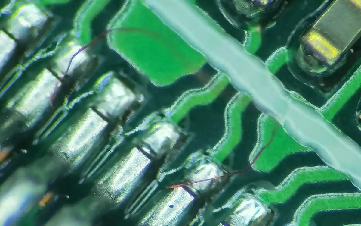 Foreign matter on the PCB