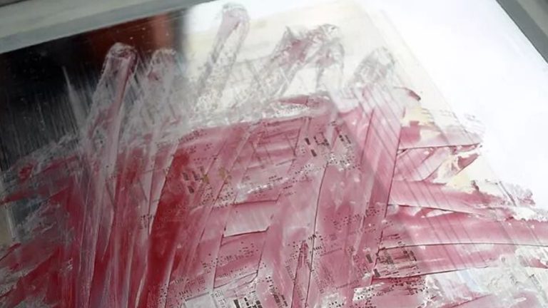 Red Glue Stencil Cleaning Equipment for SMT Production